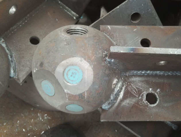 武威螺栓球球塞，网架配件